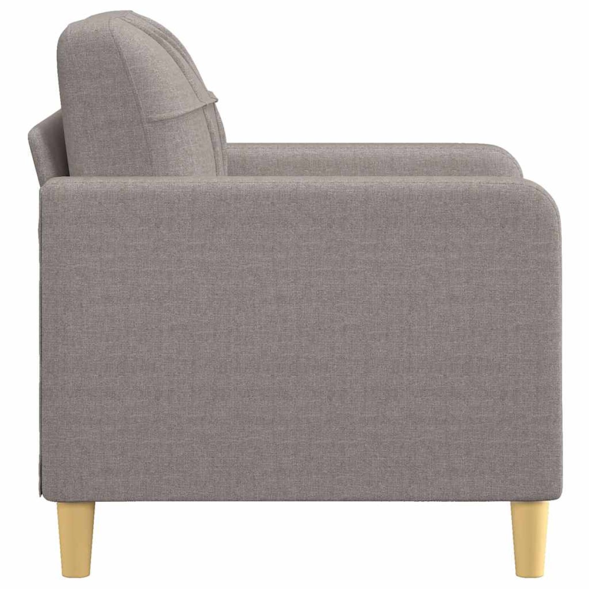 vidaXL Πολυθρόνα Taupe 60 εκ. Υφασμάτινη