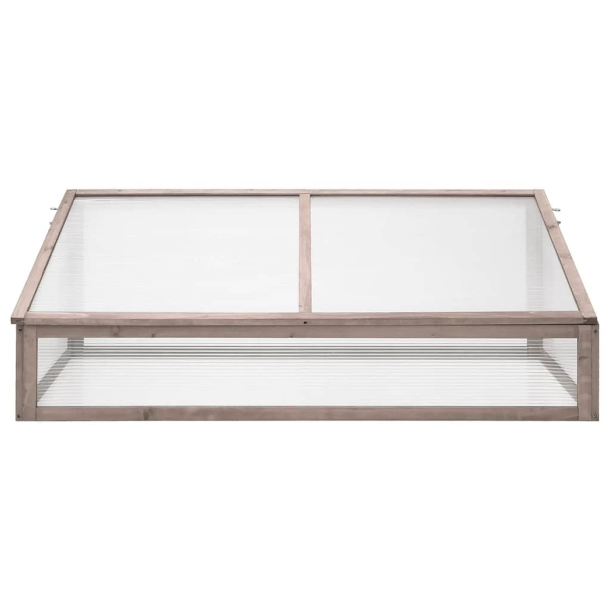 vidaXL Θερμοκήπιο Γκρι 110 x 58,5 x 39 εκ. από Ξύλο Ελάτης