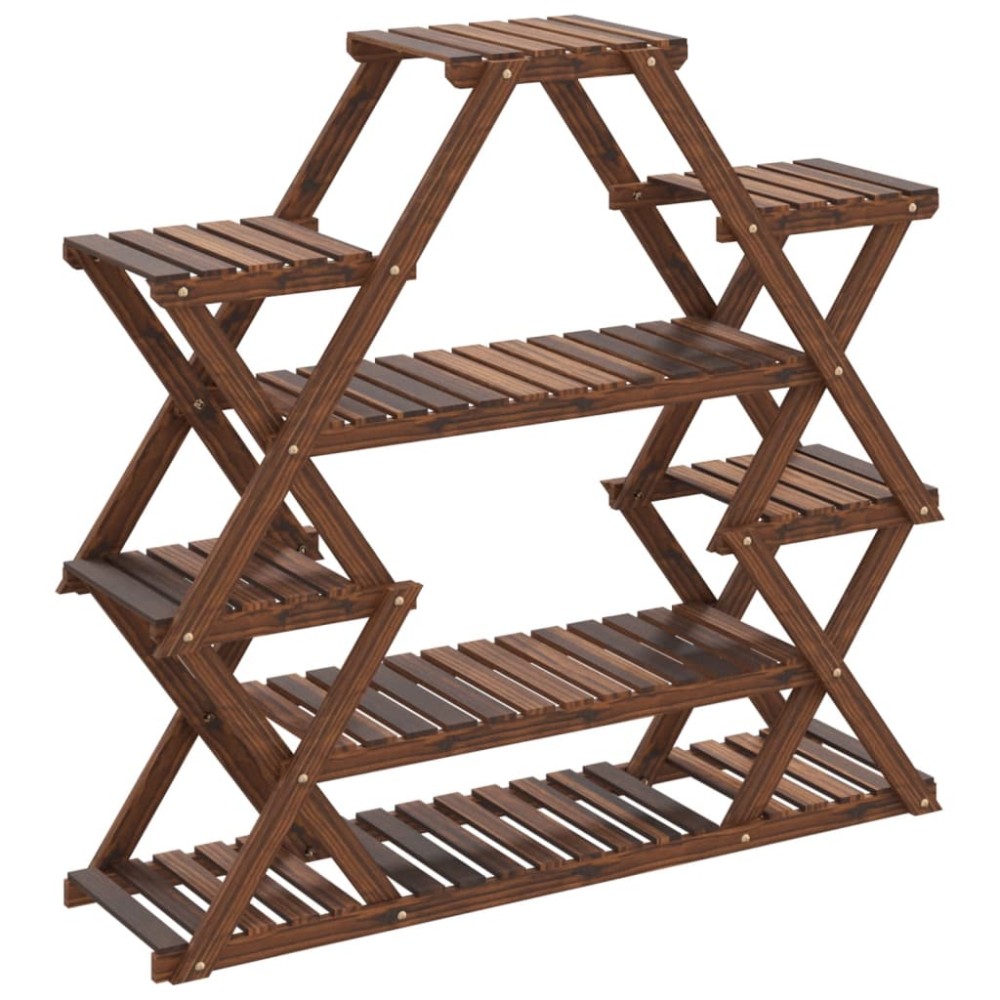 vidaXL Βάση Λουλουδιών 110x25x105 εκ. από Μασίφ Ξύλο Ελάτης