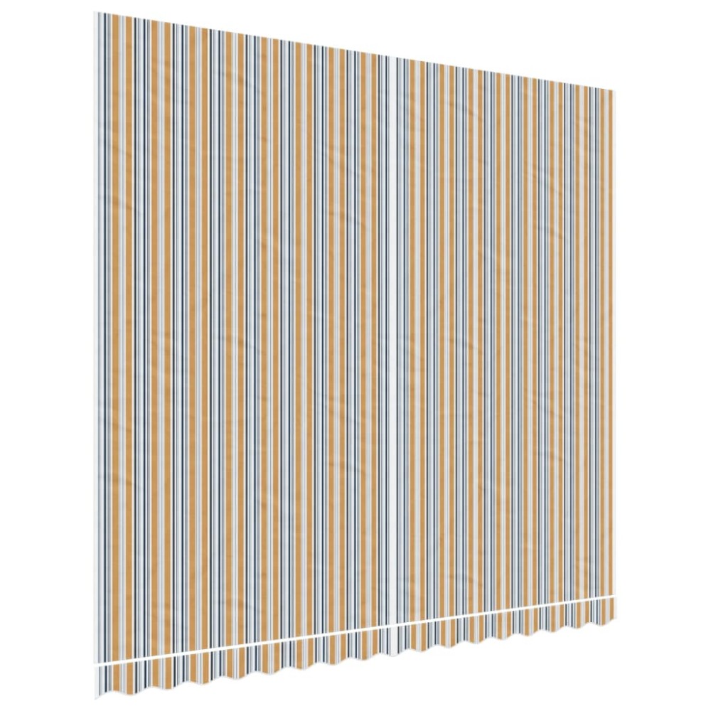 vidaXL Τεντόπανο Ανταλλακτικό Ριγέ Πολύχρωμο 4 x 3,5 μ.