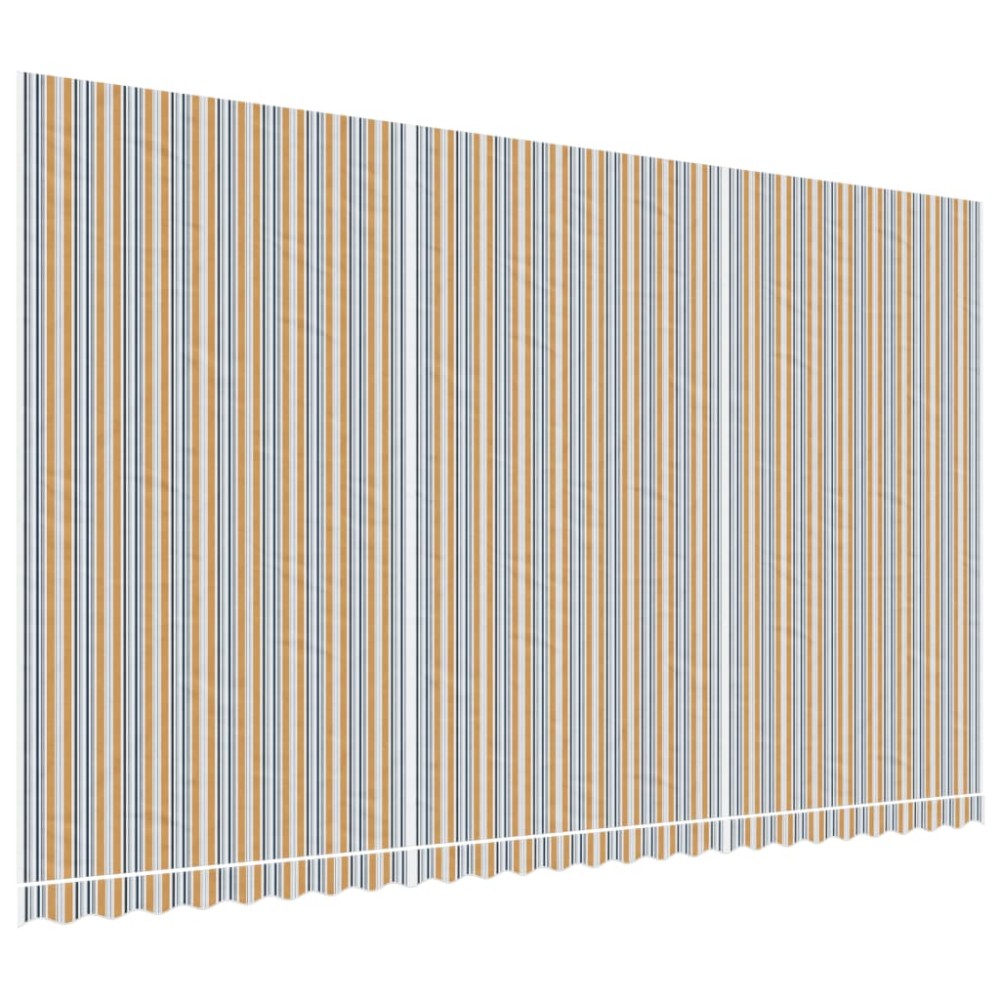 vidaXL Τεντόπανο Ανταλλακτικό Ριγέ Πολύχρωμο 6 x 3,5 μ.