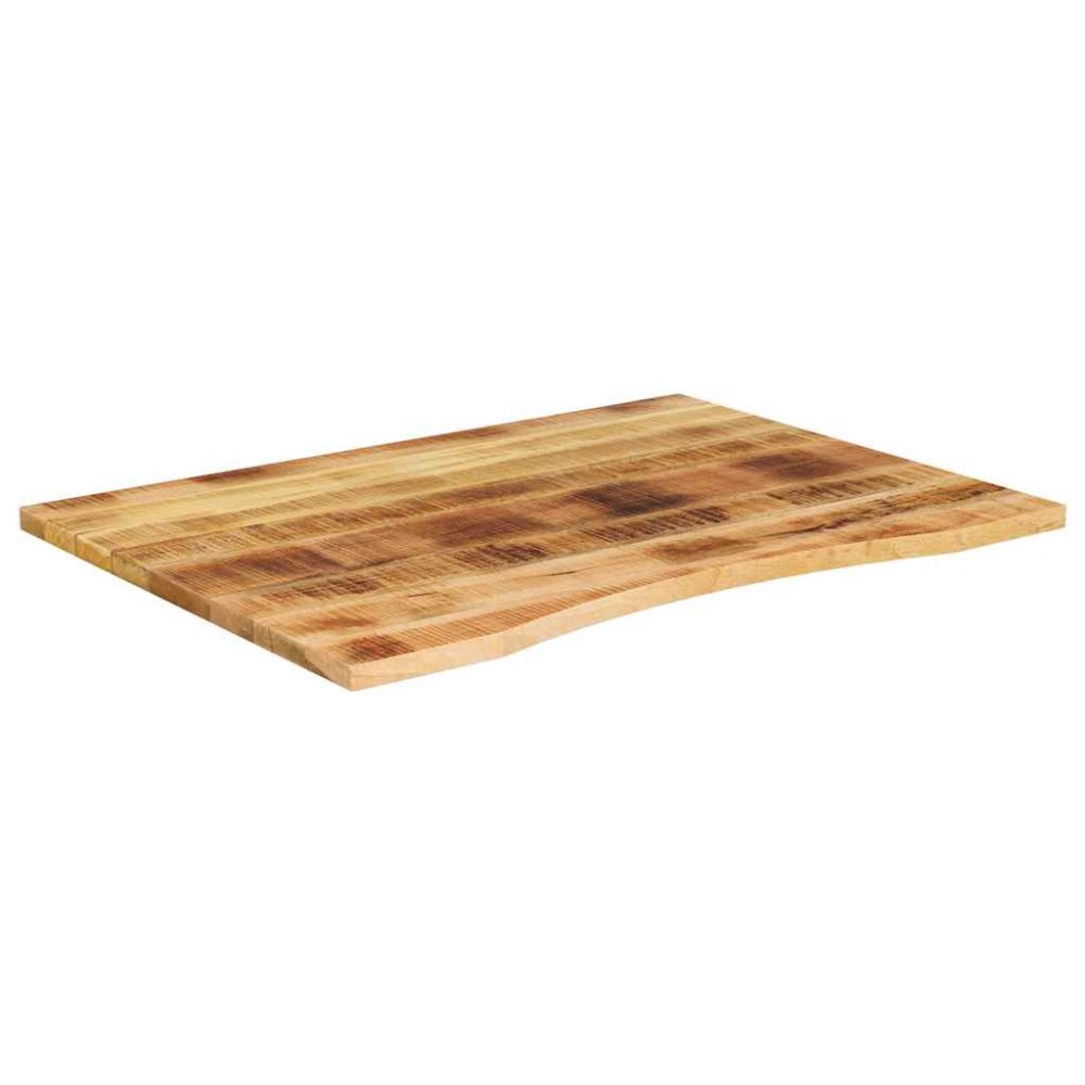 vidaXL Επιφάνεια Γραφείου Καμπύλη 110x80x2,5 εκ Μασίφ Ακατ. Μάνγκο