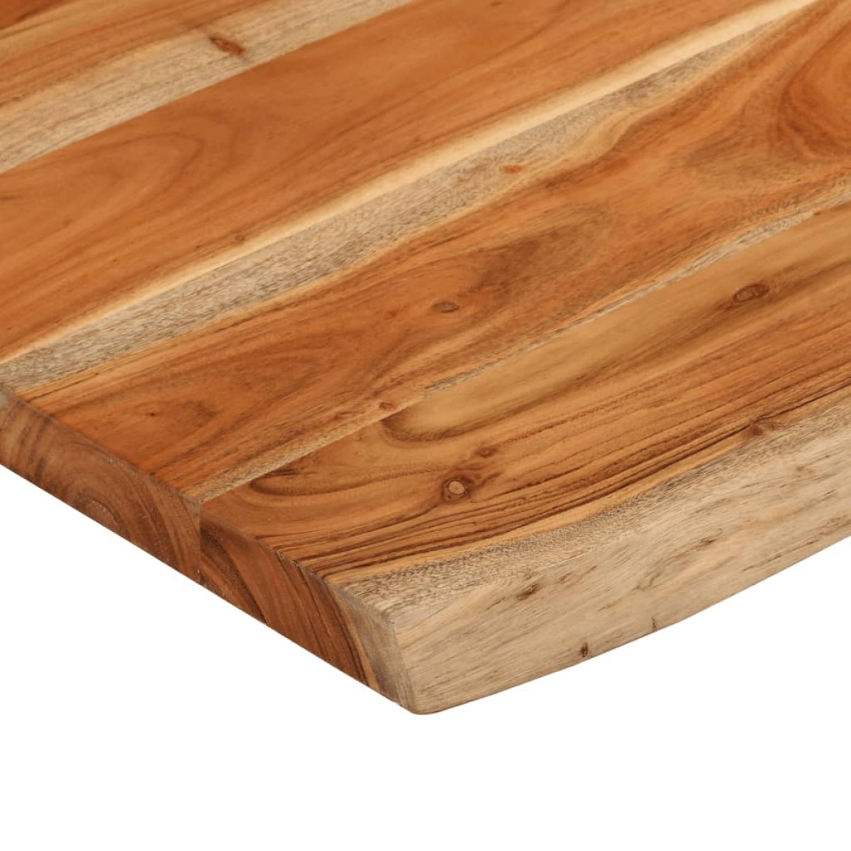 vidaXL Πάγκος Μπάνιου Ορθογώνιος 80x60x3,8 εκ. από Μασίφ Ξύλο Ακακίας