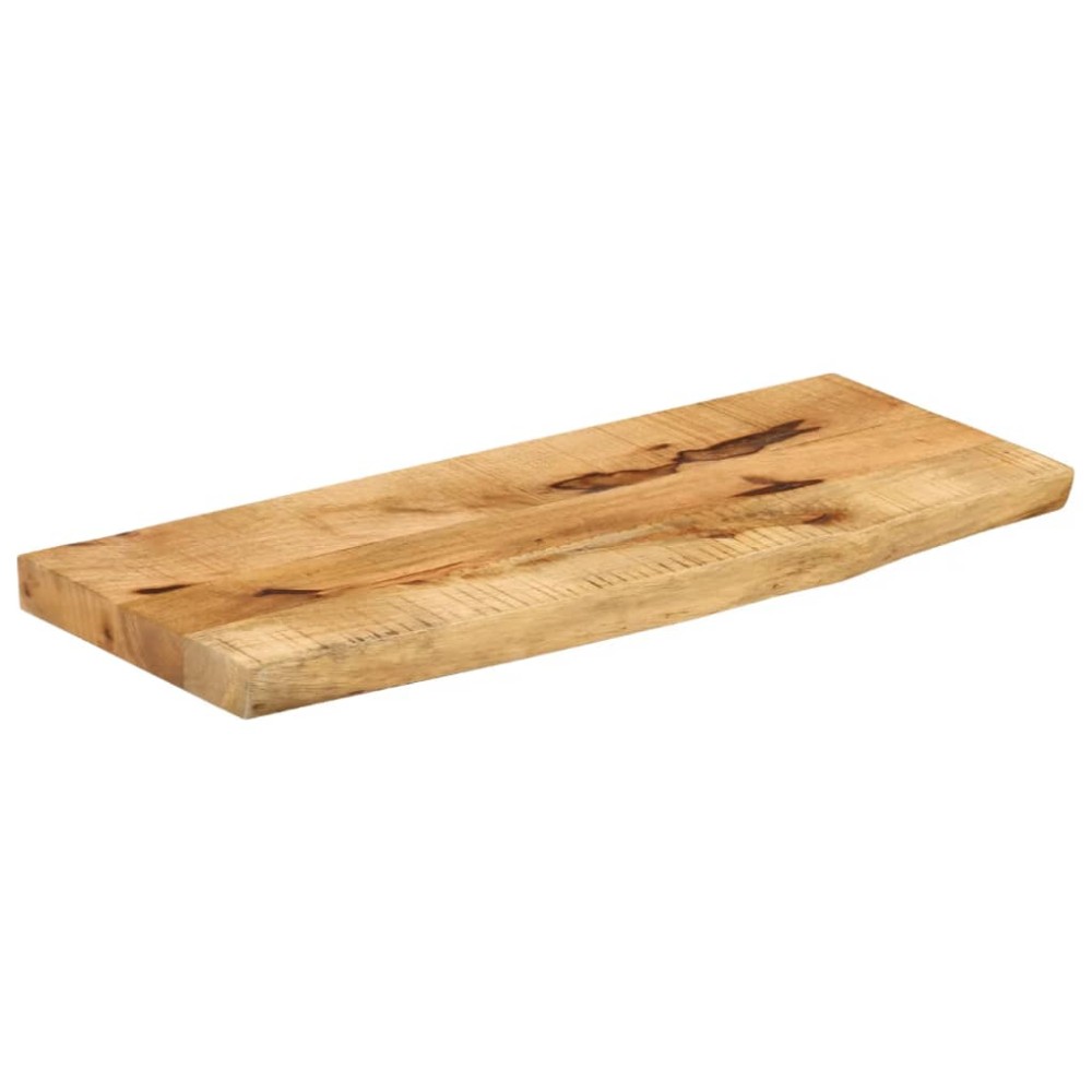 vidaXL Επιφάνεια Τραπεζιού 70x40x2,5 εκ. Live Edge Μασίφ Ξύλο Μάνγκο