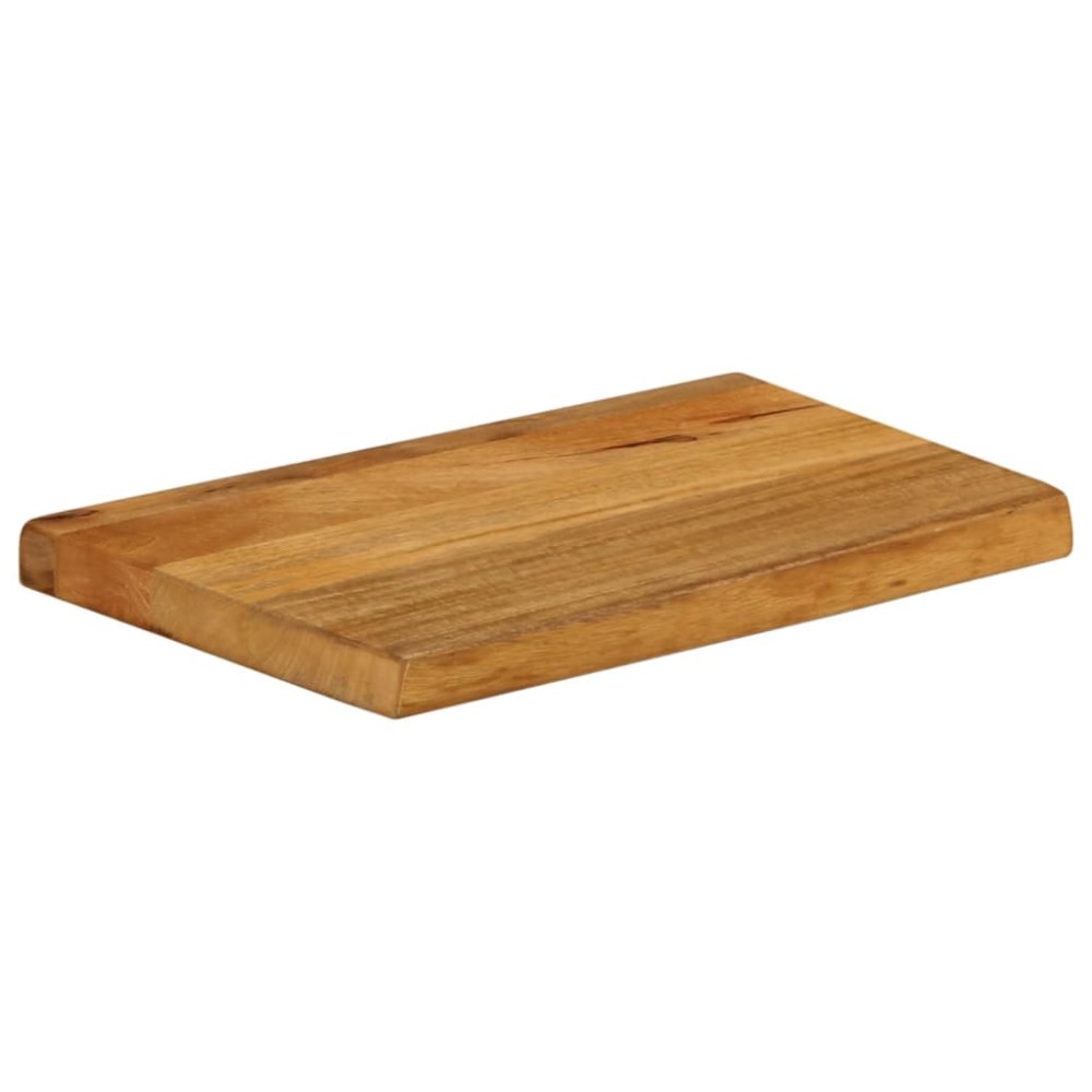 vidaXL Επιφάνεια Τραπεζιού 50x20x2,5 εκ. Live Edge Μασίφ Ξύλο Μάνγκο