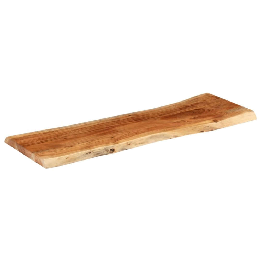 vidaXL Επιφάνεια Τραπεζιού Ορθογώνια 110x40x3,8 εκ. Μασίφ Ξύλο Ακακίας
