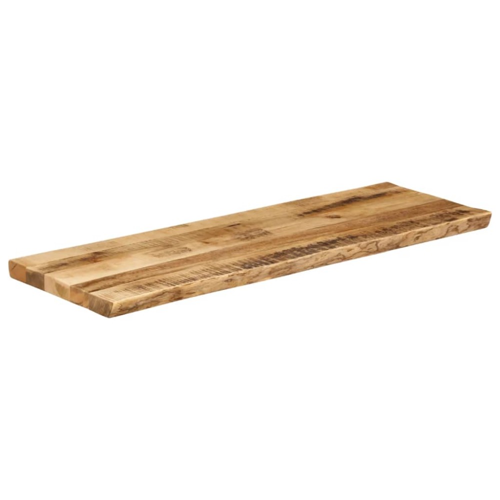 vidaXL Επιφάνεια Τραπεζιού 110x40x2,5 εκ. Live Edge Μασίφ Ξύλο Μάνγκο