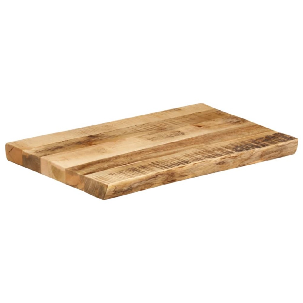 vidaXL Επιφάνεια Τραπεζιού 50x40x3,8 εκ. Live Edge Μασίφ Ξύλο Μάνγκο