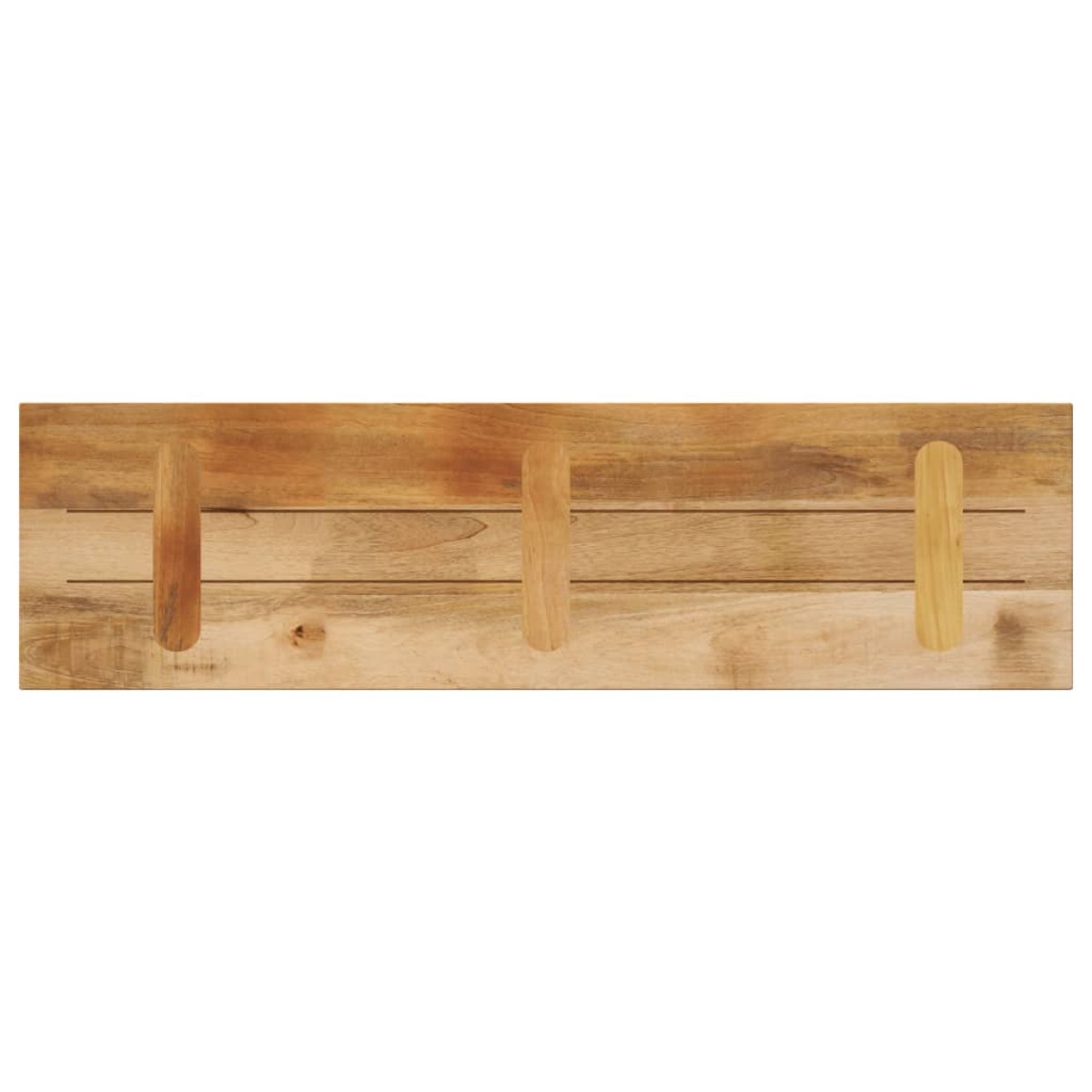 vidaXL Επιφάνεια Τραπεζιού Ορθογώνια 100x20x3,8 εκ. από Μασίφ Ξύλο και Ακατέργαστο Μάνγκο