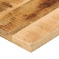 vidaXL Επιφάνεια Τραπεζιού Ορθογώνια 100x20x3,8 εκ. από Μασίφ Ξύλο και Ακατέργαστο Μάνγκο