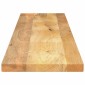 vidaXL Επιφάνεια Τραπεζιού Ορθογώνια 160x20x3,8 εκ. από Μασίφ Ξύλο Μάνγκο