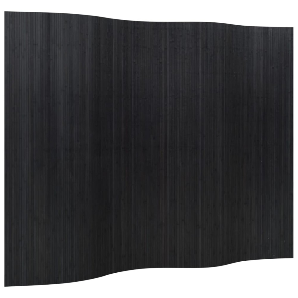 vidaXL Διαχωριστικό Δωματίου Μαύρο 165 x 250 εκ. από Μπαμπού
