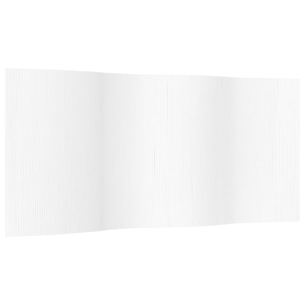 vidaXL Διαχωριστικό Δωματίου Λευκό 165 x 400 εκ. από Μπαμπού