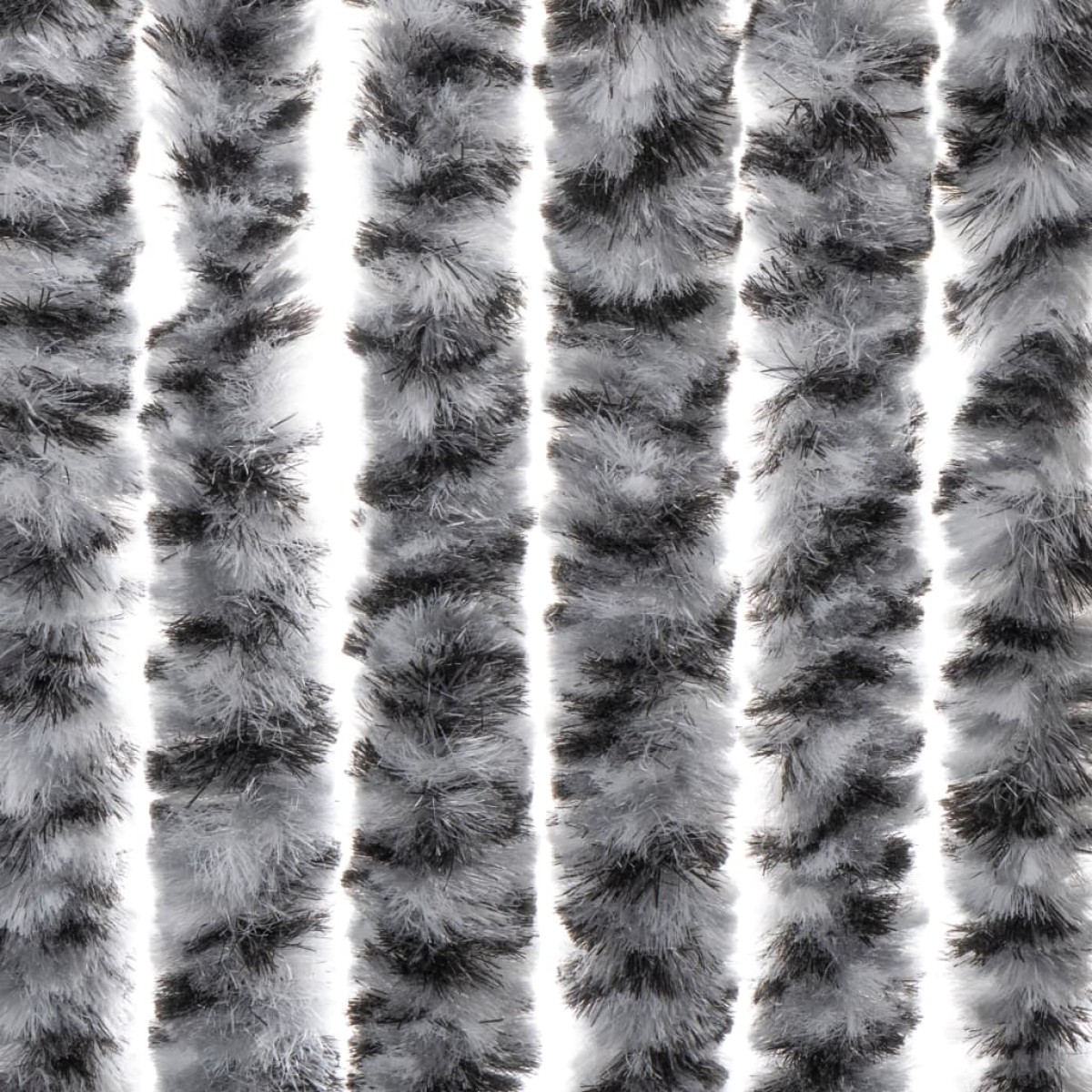 vidaXL Σήτα Εντόμων Γκρι/Μαύρη/Λευκή 100 x 200 εκ. από Σενίλ