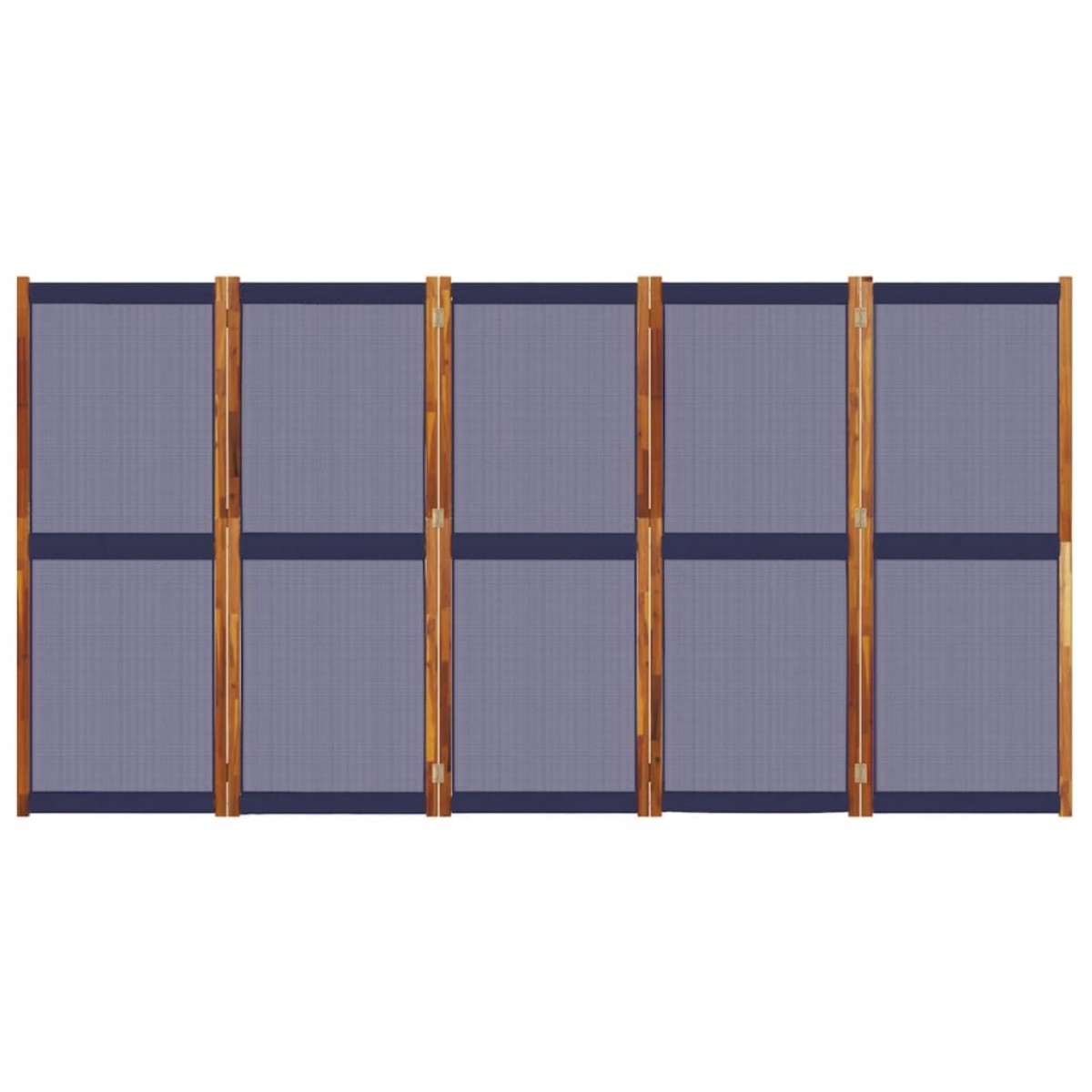 vidaXL Διαχωριστικό Δωματίου με 5 Πάνελ Σκούρο Μπλε 350 x 180 εκ.