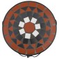 vidaXL Ανθοστήλες 3 τεμ. Τερακότα /Λευκά Κεραμικά