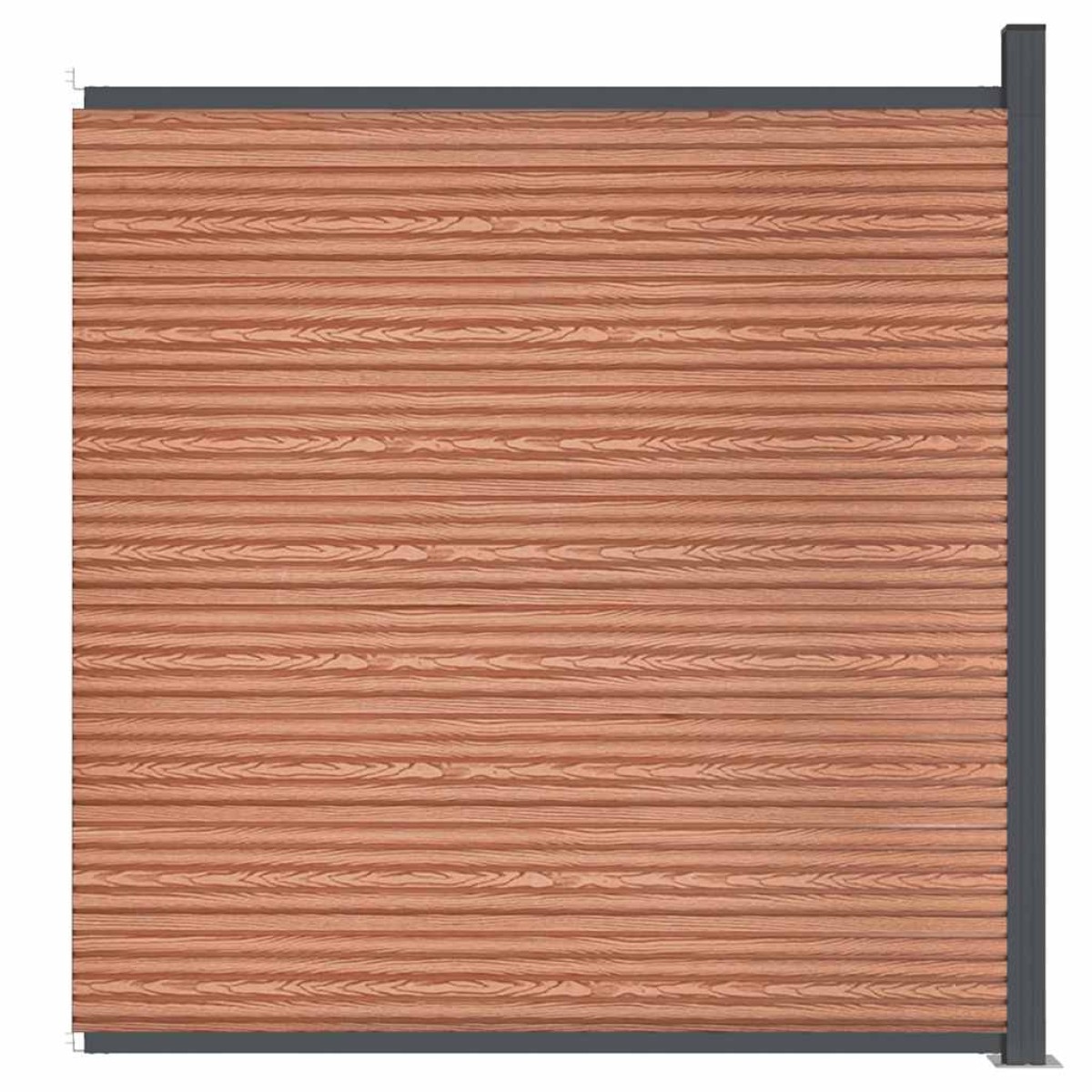 vidaXL Πάνελ Περίφραξης Καφέ 173 x 186 εκ. από WPC