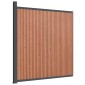 vidaXL Πάνελ Περίφραξης Καφέ 173 x 186 εκ. από WPC