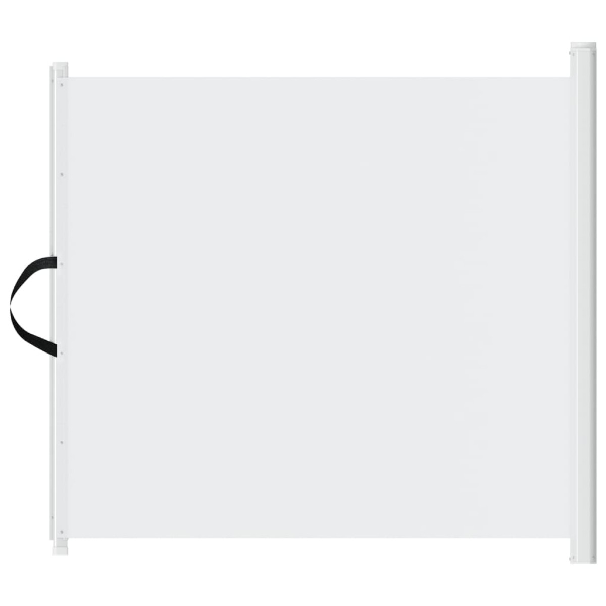 vidaXL Πόρτα για Κατοικίδια Ανασυρόμενη Λευκό 82,5 x 125 εκ.