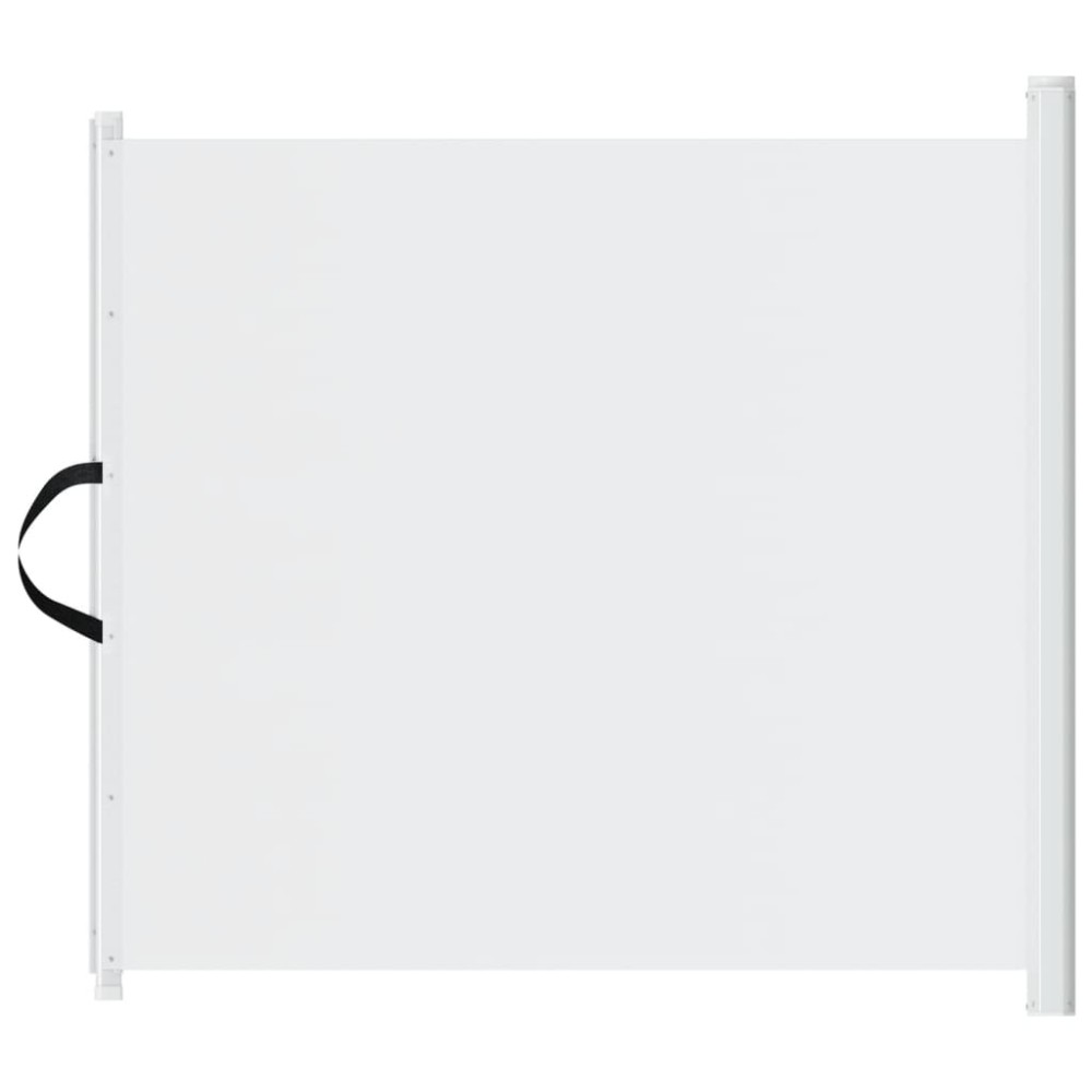 vidaXL Πόρτα για Κατοικίδια Ανασυρόμενη Λευκό 117,5x125 εκ.