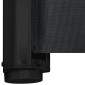 vidaXL Πόρτα για Κατοικίδια Ανασυρόμενη Μαύρη 102,5x125 εκ.