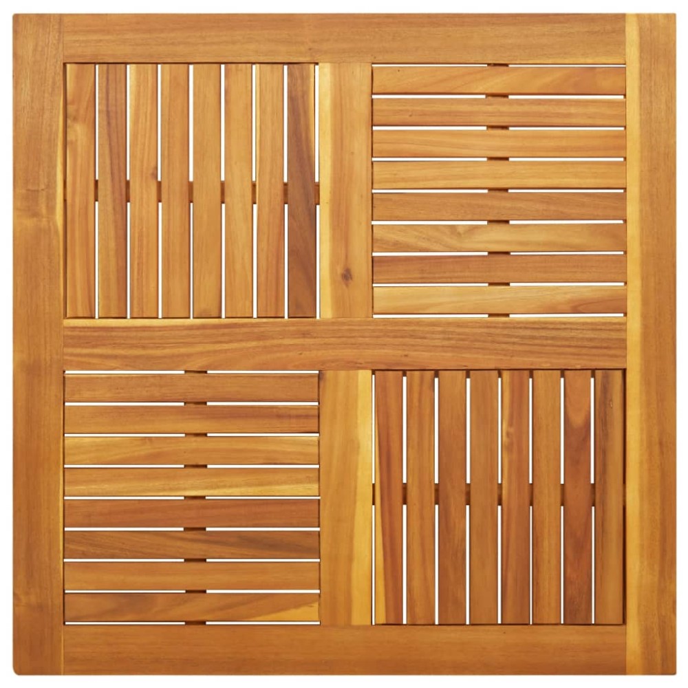 vidaXL Επιφάνεια Τραπεζιού Τετράγωνη 90x90x2,2 εκ. Μασίφ Ξύλο Ακακίας