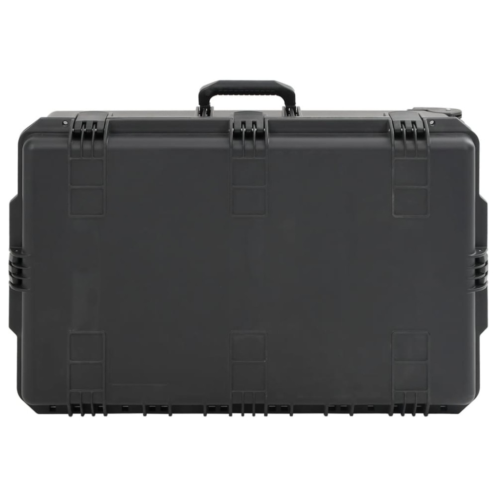 vidaXL Θήκη Πτήσης Φορητή Μαύρη 79,5x51,5x30,5 εκ. από Πολυπροπυλένιο