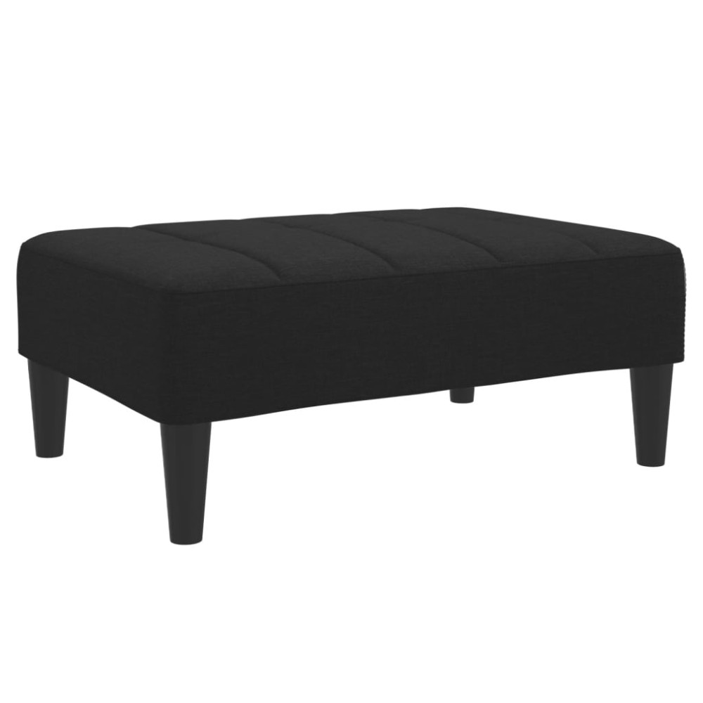 vidaXL Υποπόδιο Μαύρο 77x55x31 εκ. Υφασμάτινο