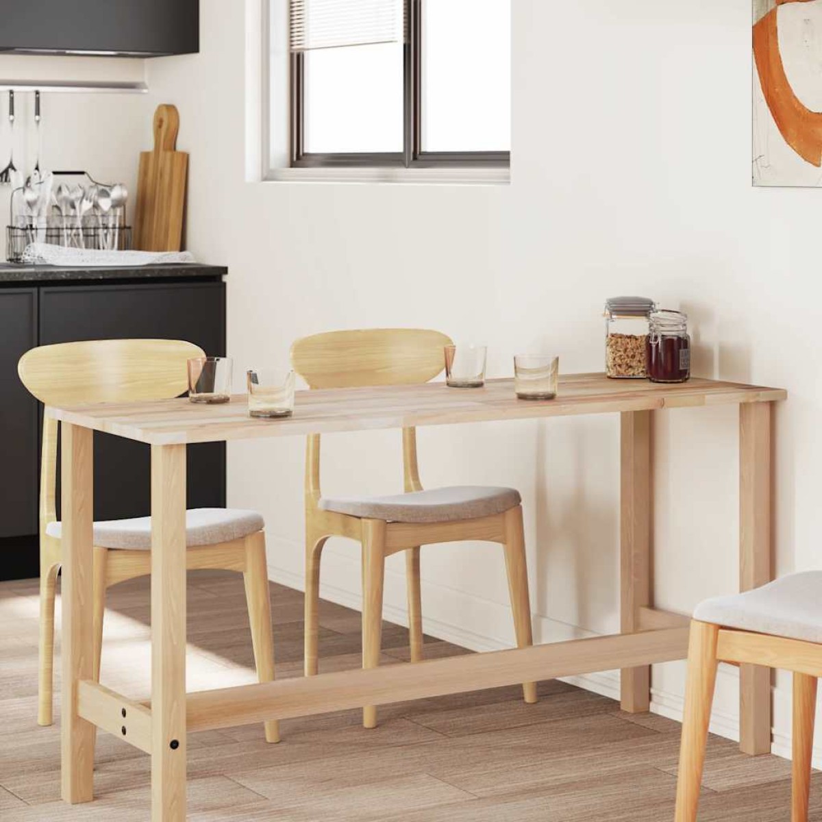 vidaXL Επιφάνεια Γραφείου Ορθογώνια 140x60x2 εκ. Μασίφ Ξύλο Ακακίας