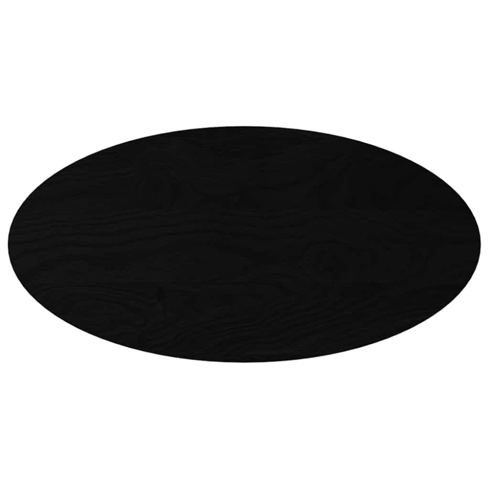 vidaXL Επιτραπέζια επιφάνεια Σκούρο Καφέ 100x50x2 εκ. Ξύλο Δρυός Οβάλ