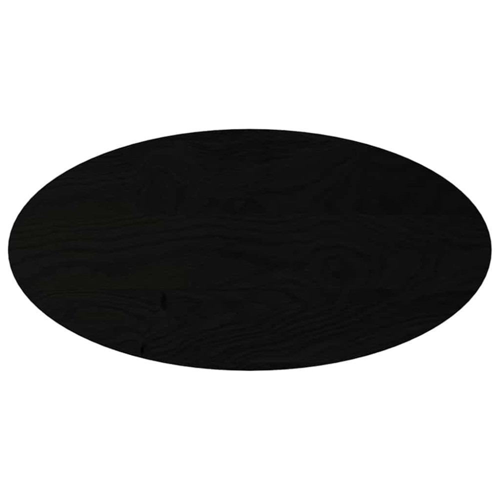 vidaXL Επιτραπέζια επιφάνεια Σκούρο Καφέ 100x50x4 εκ. Ξύλο Δρυός Οβάλ