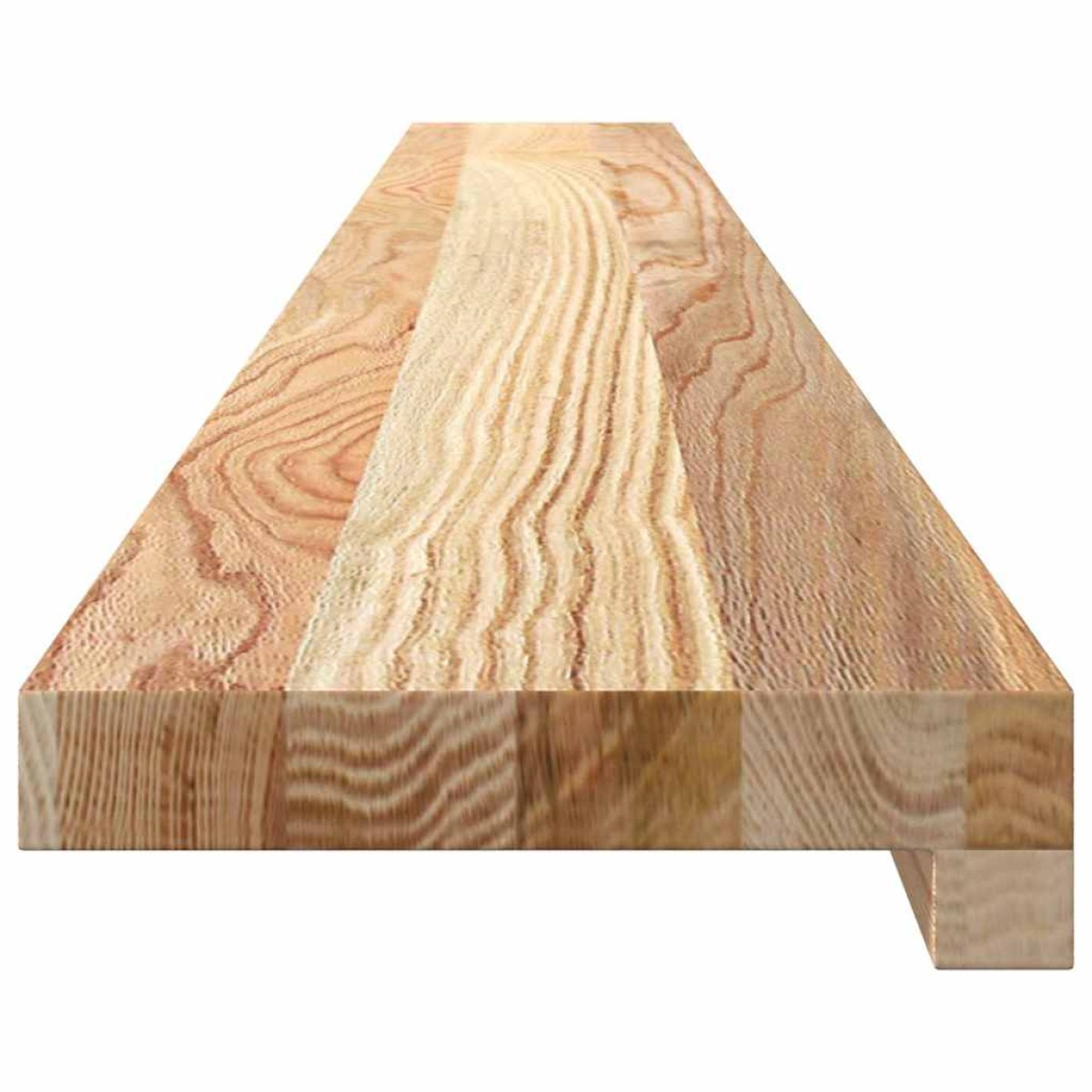 vidaXL Περβάζια παραθύρων 2 τεμ. 140x15x2 εκ. Ακατέργαστο Μασίφ Δρυός