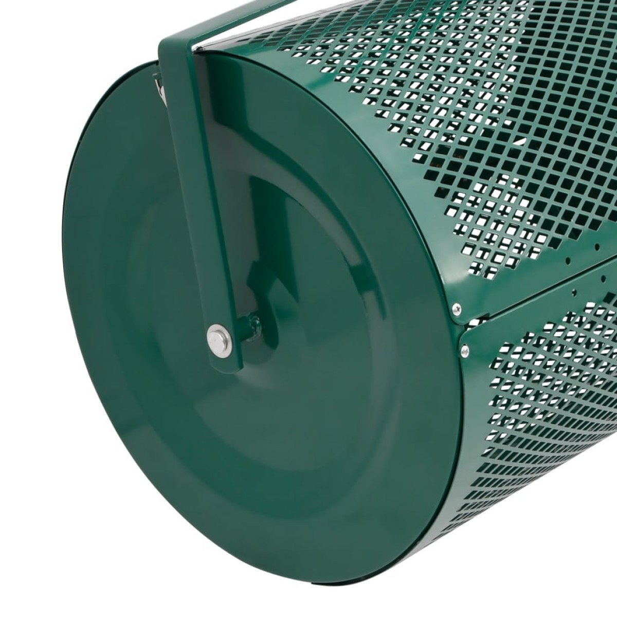 vidaXL Μηχάνημα Διανομής 75L Κομπόστ Ø40 x 60 εκ. Ατσάλινο