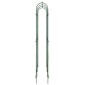 vidaXL Καφασωτό Κήπου Αναρ. Φυτά Πλαίσιο U 181x31x182,5 εκ. Ατσάλι