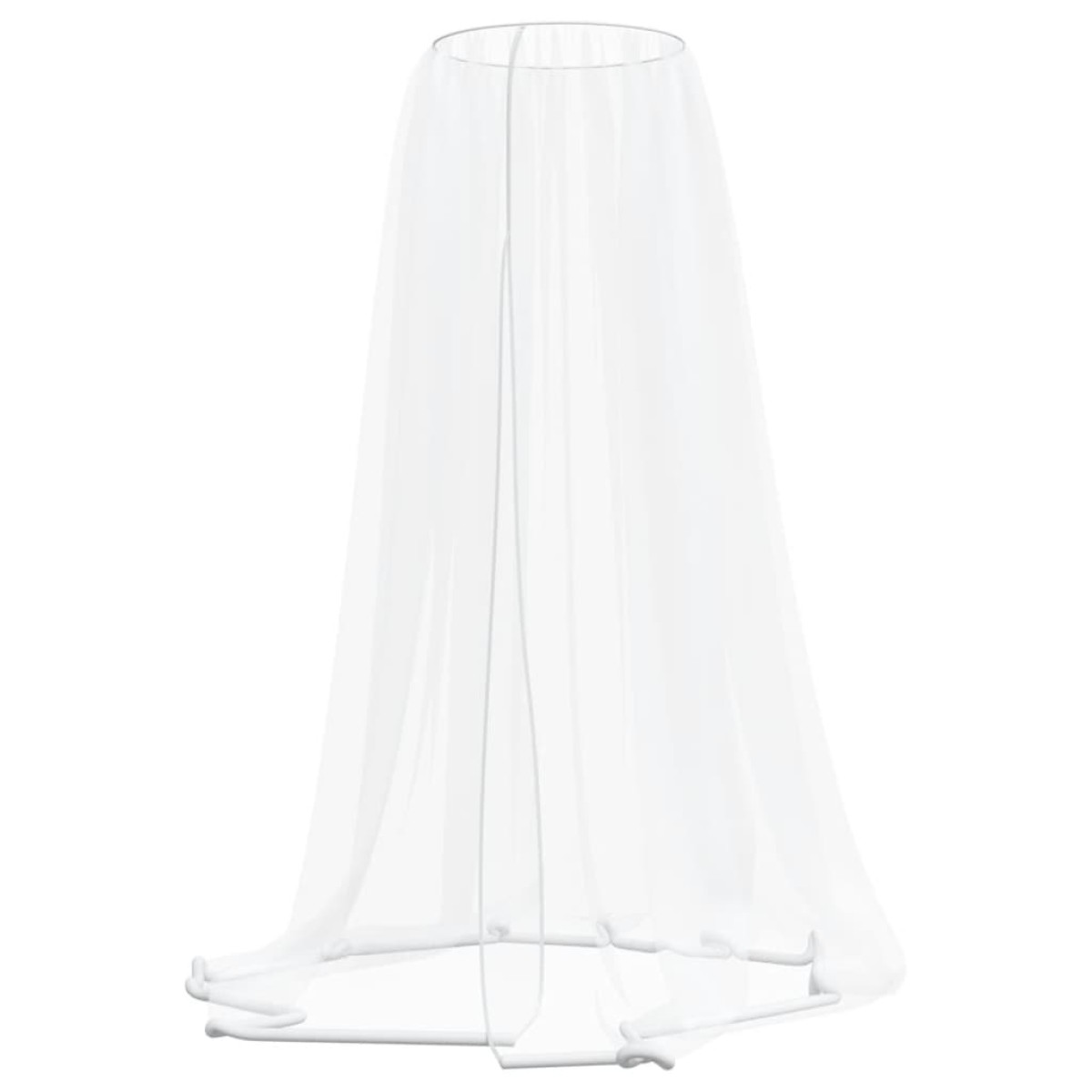 vidaXL Κουνουπιέρα για Ομπρέλα 220 Λευκή Φ300x230 εκ. από Δίχτυ