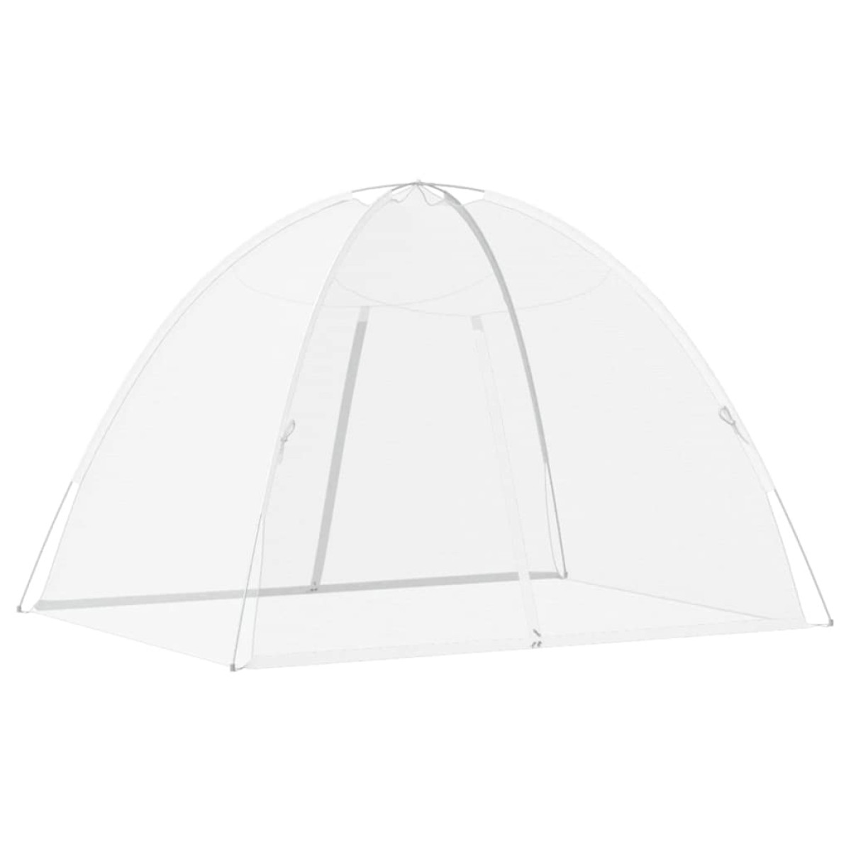 vidaXL Κουνουπιέρα Mongolia με Πόρτες 200 Δίχτυ Λευκό 200x150x140 εκ.