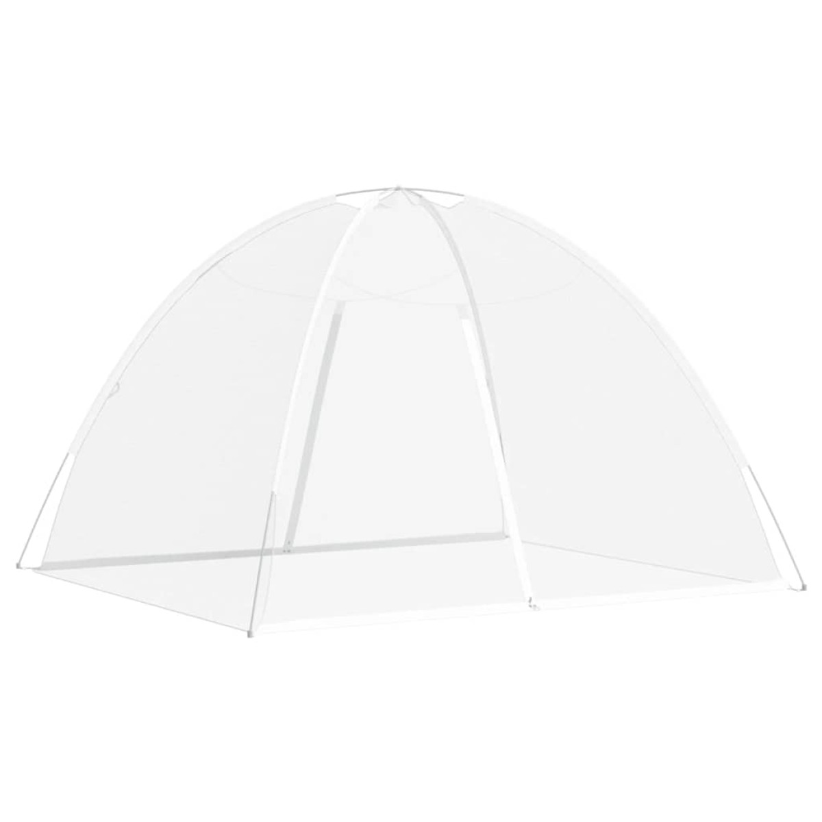 vidaXL Κουνουπιέρα Mongolia με Πόρτες 200 Δίχτυ Λευκό 200x180x135 εκ.