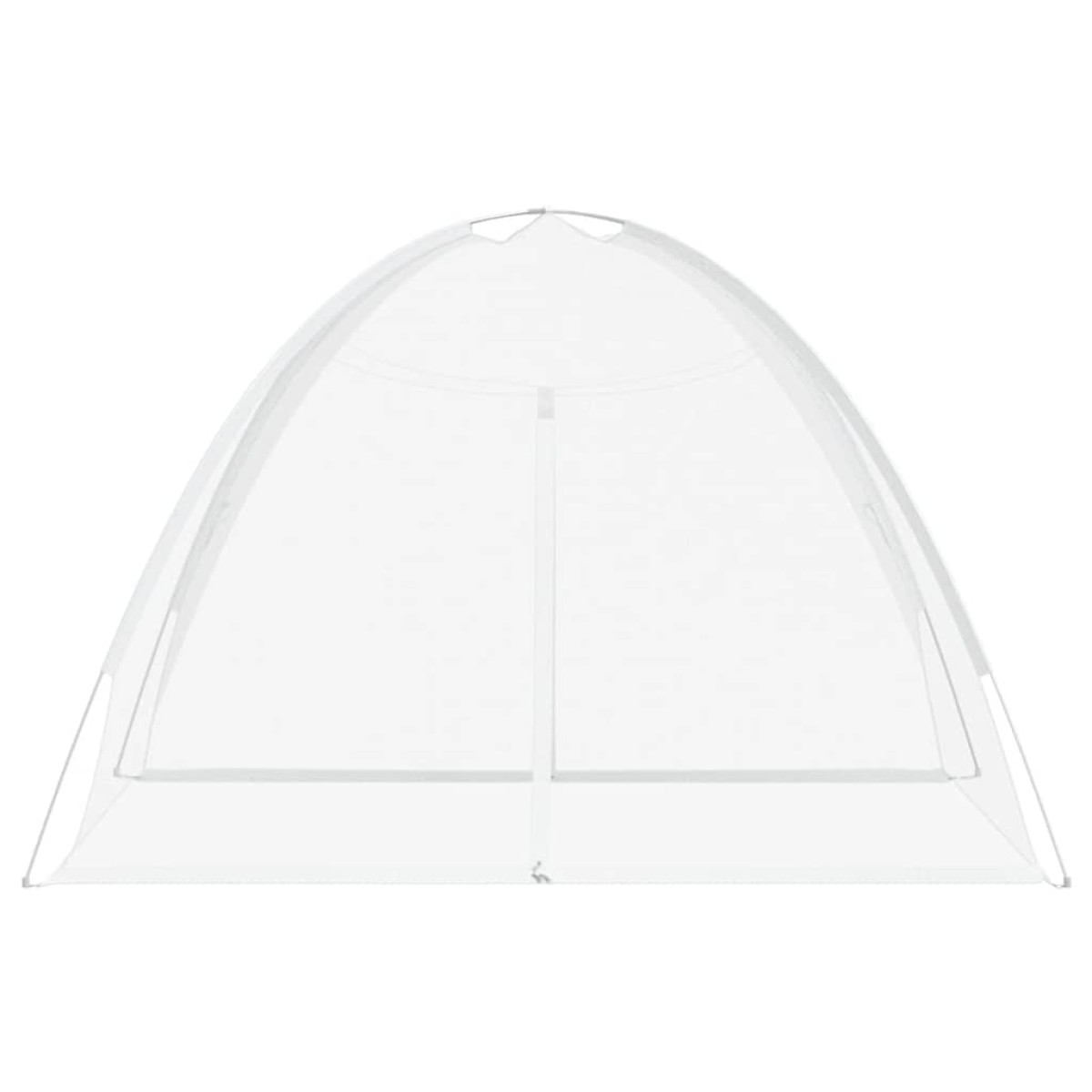 vidaXL Κουνουπιέρα Mongolia με Πόρτες 200 Δίχτυ Λευκό 200x180x135 εκ.