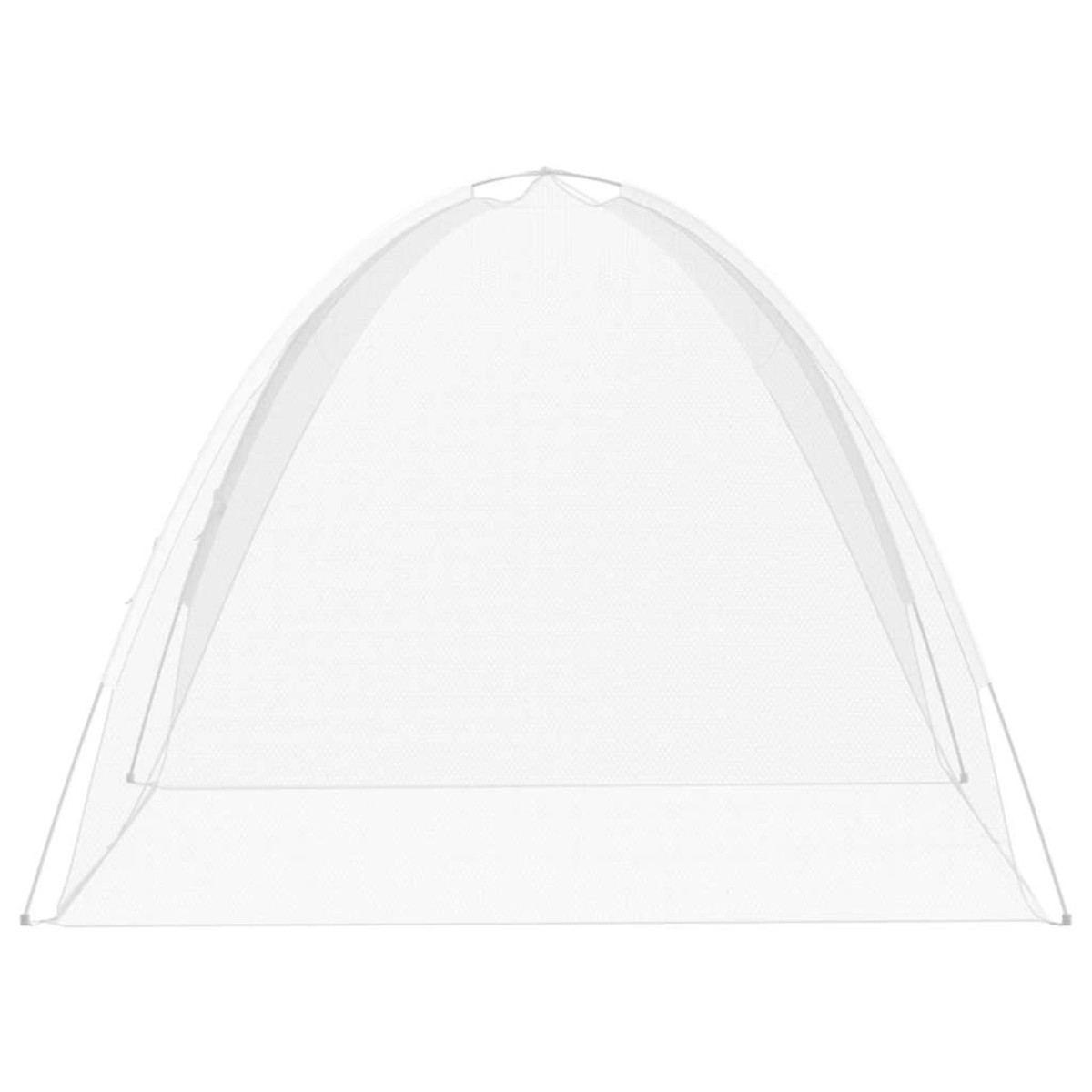 vidaXL Κουνουπιέρα Mongolia με Πόρτες 200 Δίχτυ Λευκό 200x180x135 εκ.