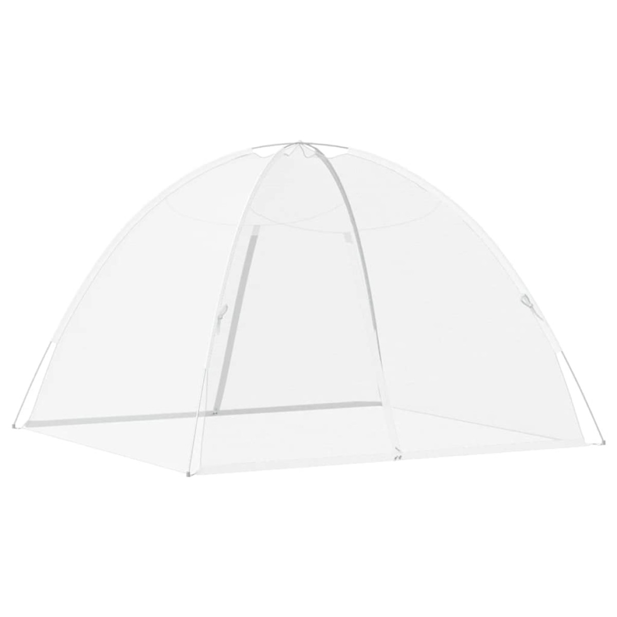 vidaXL Κουνουπιέρα Mongolia με Πόρτες 200 Δίχτυ Λευκό 200x180x135 εκ.