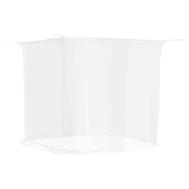 vidaXL Κουνουπιέρα Κρεμαστή 156 Λευκή 220x200x210 εκ. από Δίχτυ