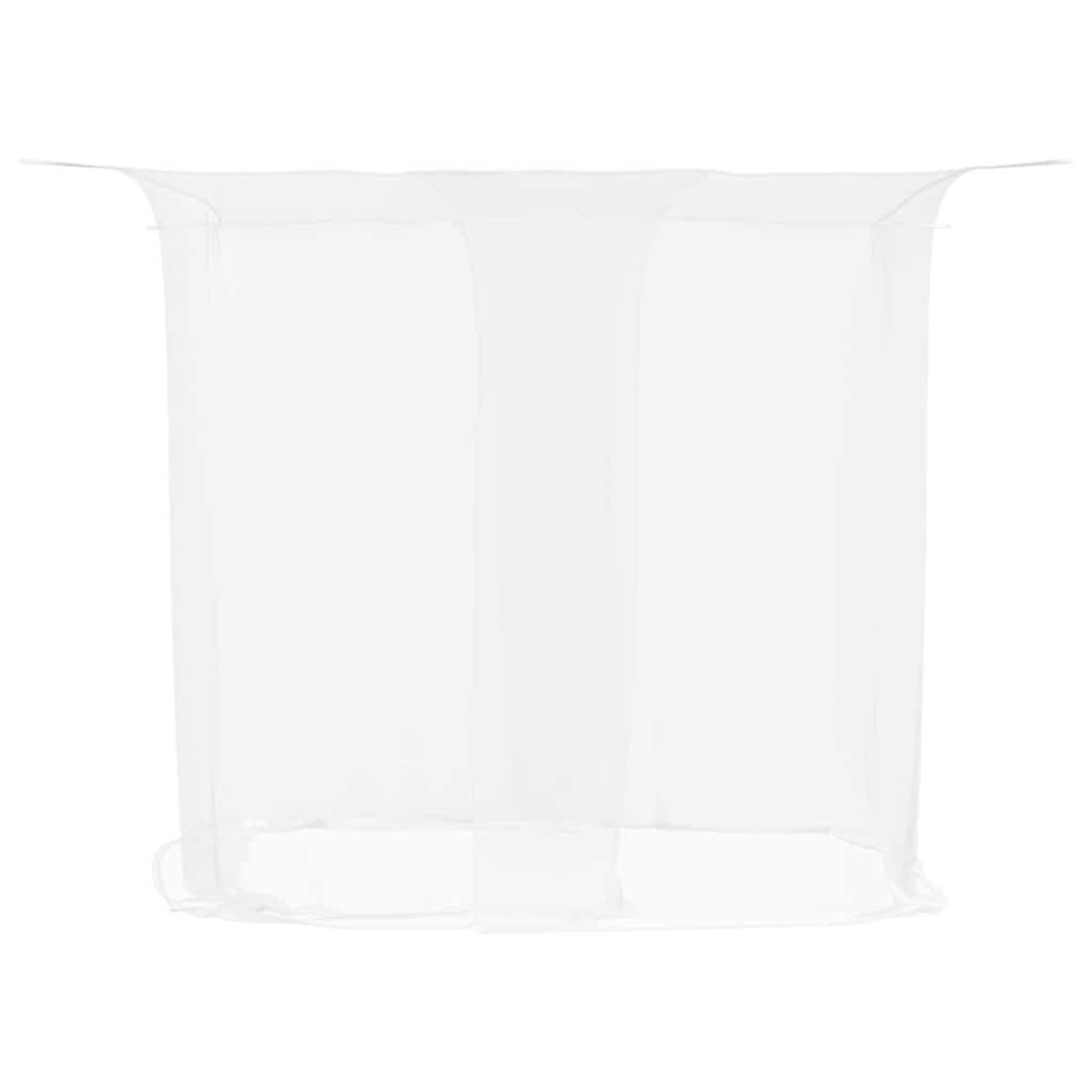 vidaXL Κουνουπιέρα Κρεμαστή 156 Λευκή 220x200x210 εκ. από Δίχτυ