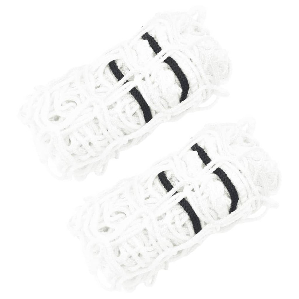 vidaXL Δίχτυα Σανού 2 Τεμ. Στρογγυλά Λευκή 75x50 εκ. από PP