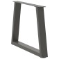 vidaXL Πόδια Τραπεζιού Σαλονιού Σχήματος V 2 τεμ. Ανθρακί 70x(42-43,3) εκ. Ατσάλι