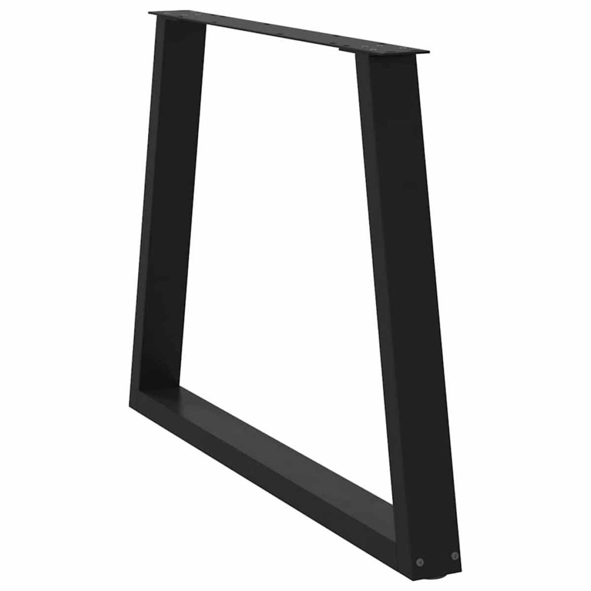 vidaXL Πόδια Τραπεζαρίας Σχήματος V 2 τεμ. Μαύρο 100x (72-73,3) εκ. Ατσάλι