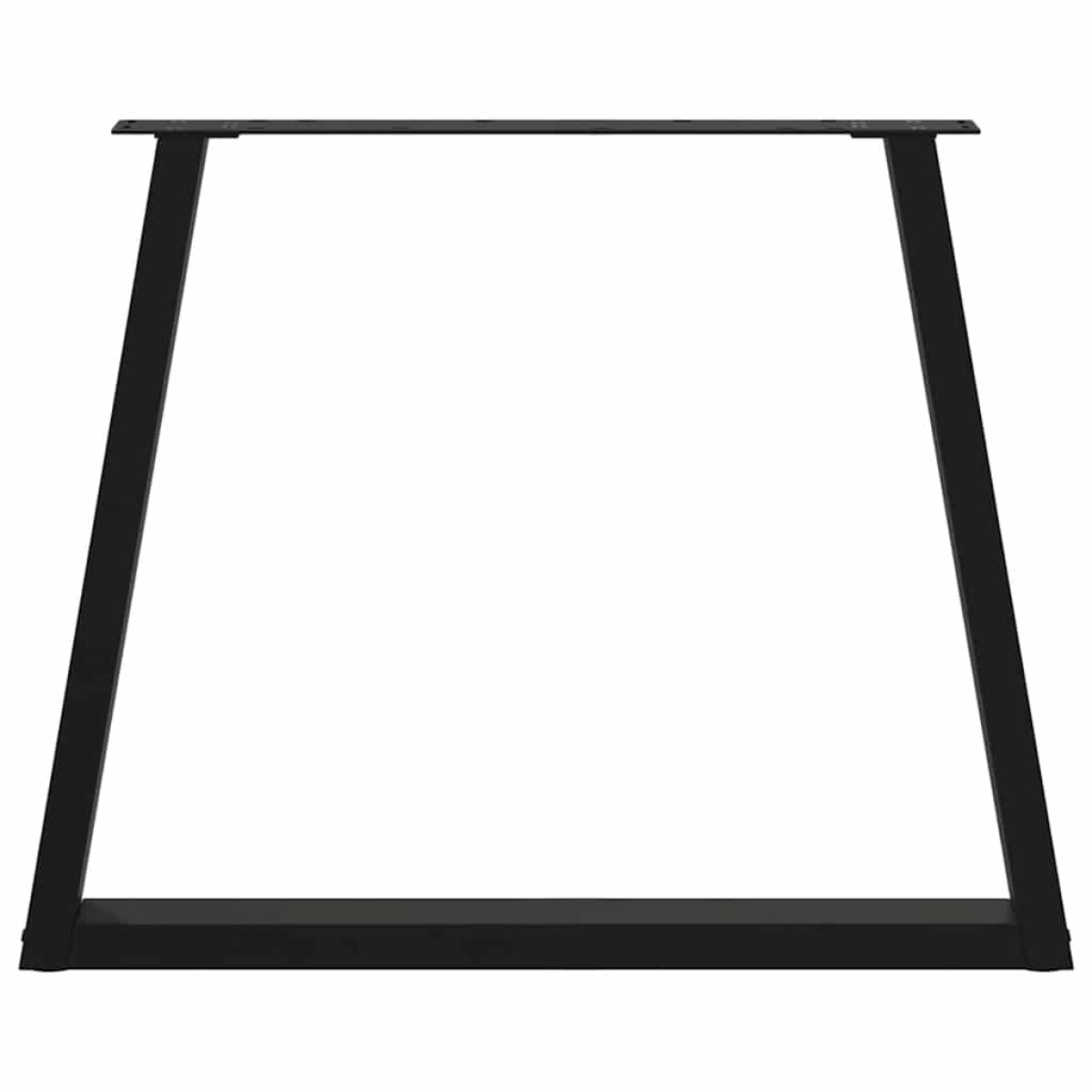 vidaXL Πόδια Τραπεζαρίας Σχήματος V 3 τεμ. Μαύρο 70x(72-73,3) εκ. Ατσάλι