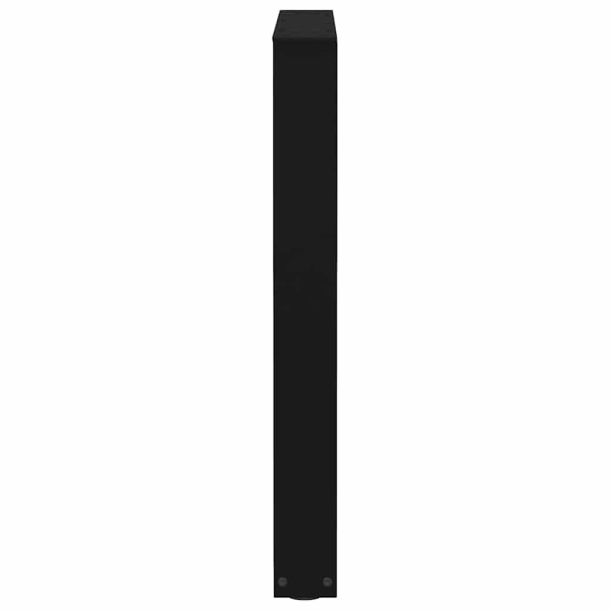 vidaXL Πόδια Τραπεζαρίας Σχήματος V 2 τεμ. Μαύρο 60x(72-73,3) εκ. Ατσάλι