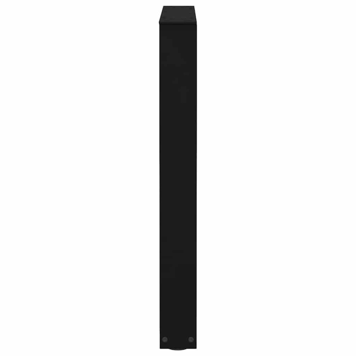 vidaXL Πόδια Τραπεζαρίας Σχήματος V 2 τεμ. Μαύρο 70x(72-73,3) εκ. Ατσάλι