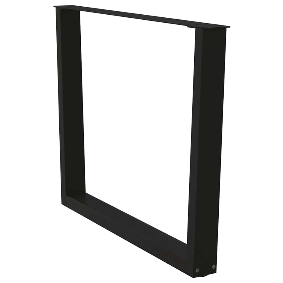 vidaXL Πόδια Τραπεζαρίας Σχήματος V 2 τεμ. Μαύρο 100x (72-73,3) εκ. Ατσάλι
