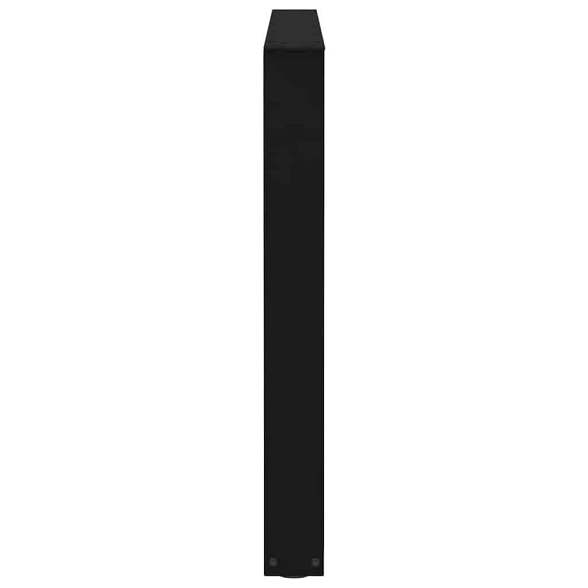 vidaXL Πόδια Τραπεζαρίας Σχήματος V 2 τεμ. Μαύρο 100x (72-73,3) εκ. Ατσάλι